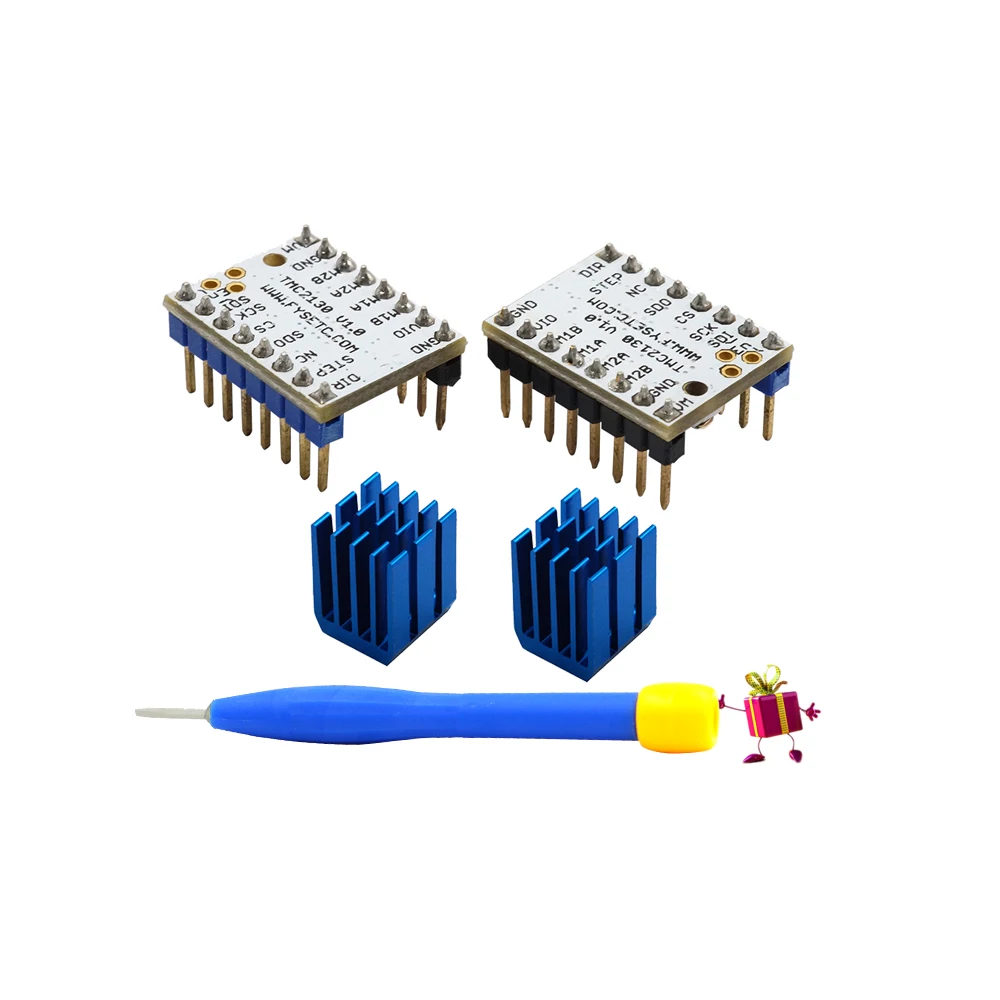 5 шт. TMC2130 шаговый двигатель бесшумный драйвер силовая трубка StepStick встроенный драйвер ток 1.4A пиковый ток 2.5A Замена TMC2100
