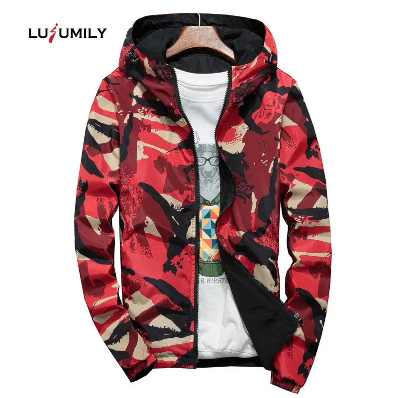 Lusumily двухсторонняя Одежда Женская ветровка куртка размера плюс 4xl повседневные