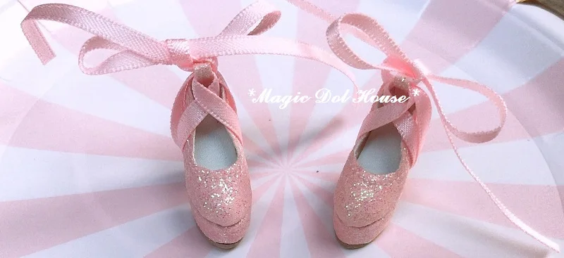 [MG573] 2018 Бесплатная доставка Новые кукольные туфли Blythe # кожаные на высоком