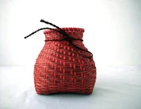 traditional folk bamboo fish baskets handicraft hamdmade containers for decoration show prop flower arrangement unisex 2021
