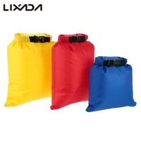 lixada pack of 3 waterproof dry bag 3l5l8l outdoor waterproof bag dry sacks foldable dry bags for camping hiking traveling