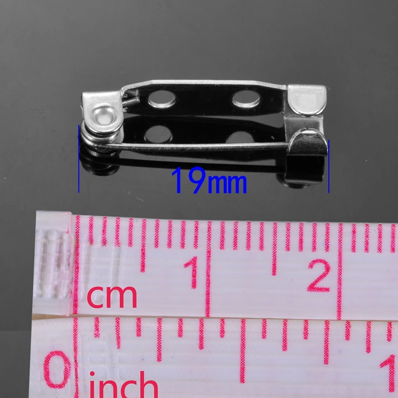 Белая к булавка из нержавеющей стали брошь 19mmx5mm 20|Ювелирная фурнитура и