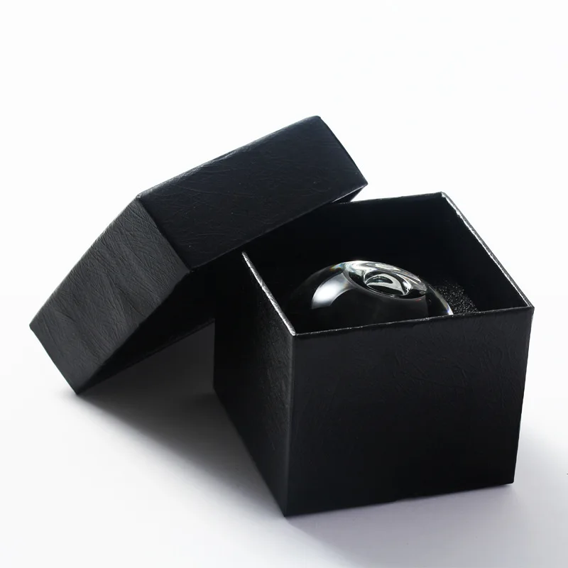 Творческий стеклянные бутылек ручной работы Ручка кристальная ручка перо для