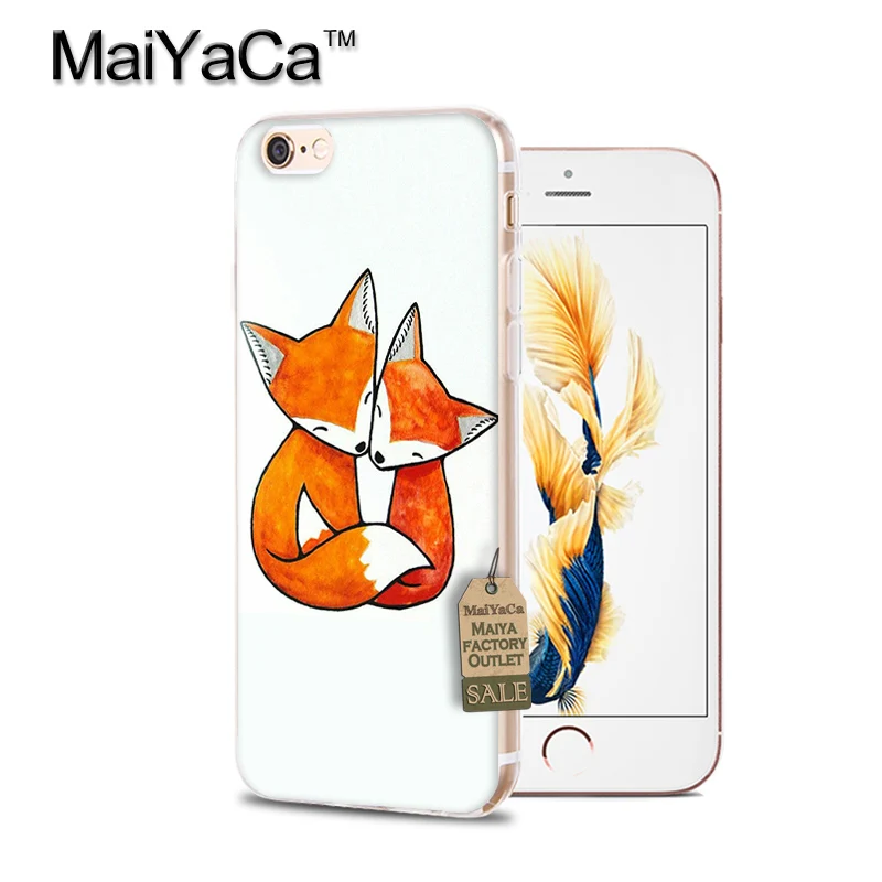 Чехол MaiYaCa для iphone 7 6 X, милый чехол с лисой на осень, Лесной чехол для телефона iphone 11 Pro Max XS XR 6 6s 7 7plus