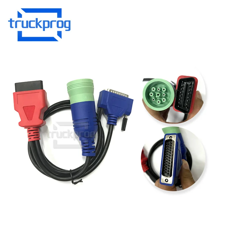 Диагностический кабель OBD2 9 Pin для универсального дизельного двигателя