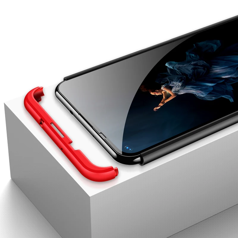 Роскошный оригинальный чехол для Huawei Honor 20 Pro с полной защитой магнитное кольцо