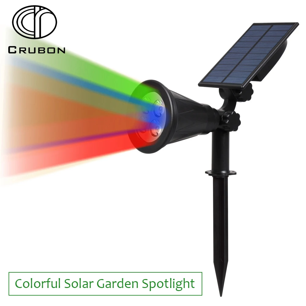 

Colorful Garden Spotlight LED Solar Panel Inserted Lawn Wireless Light Garden Villa Outdoor Lamp Waterproof Landscape lights