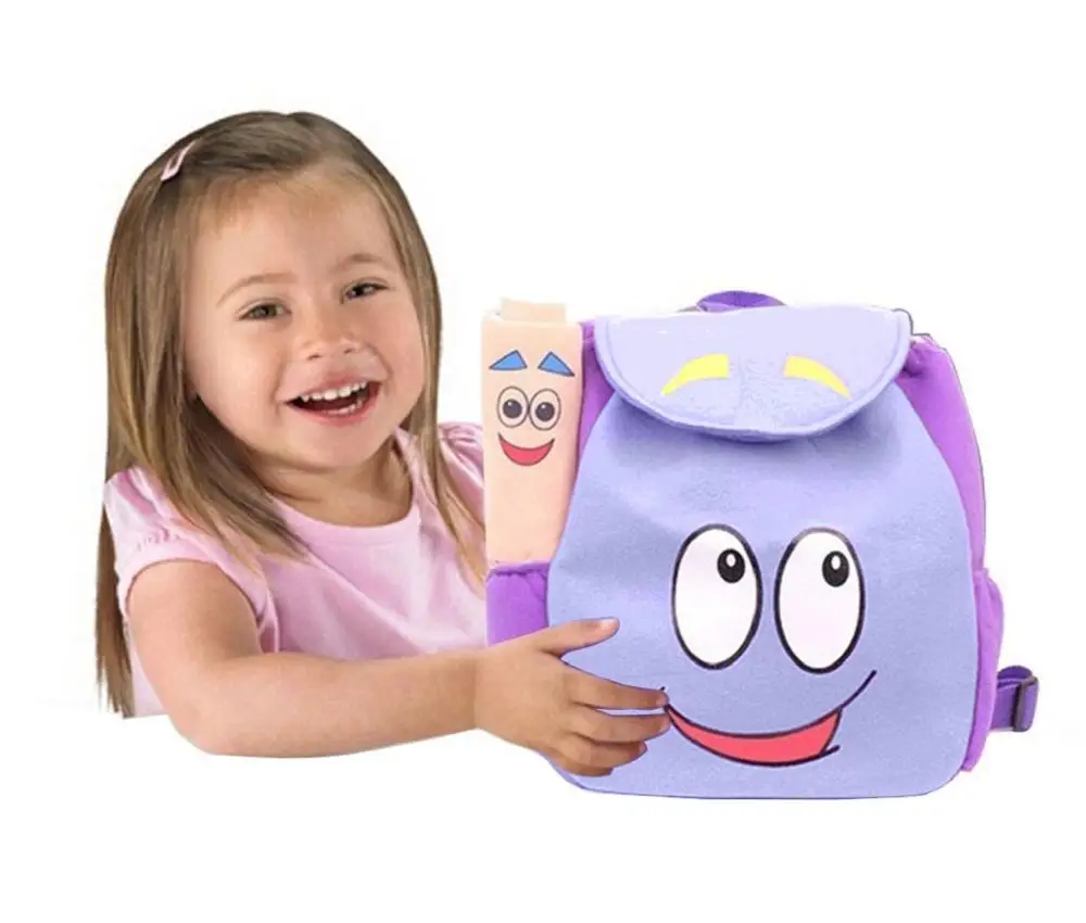 Dora Explorer мягкий плюшевый рюкзак спасательная сумка с картой сумки для девочек плюшевый рюкзак