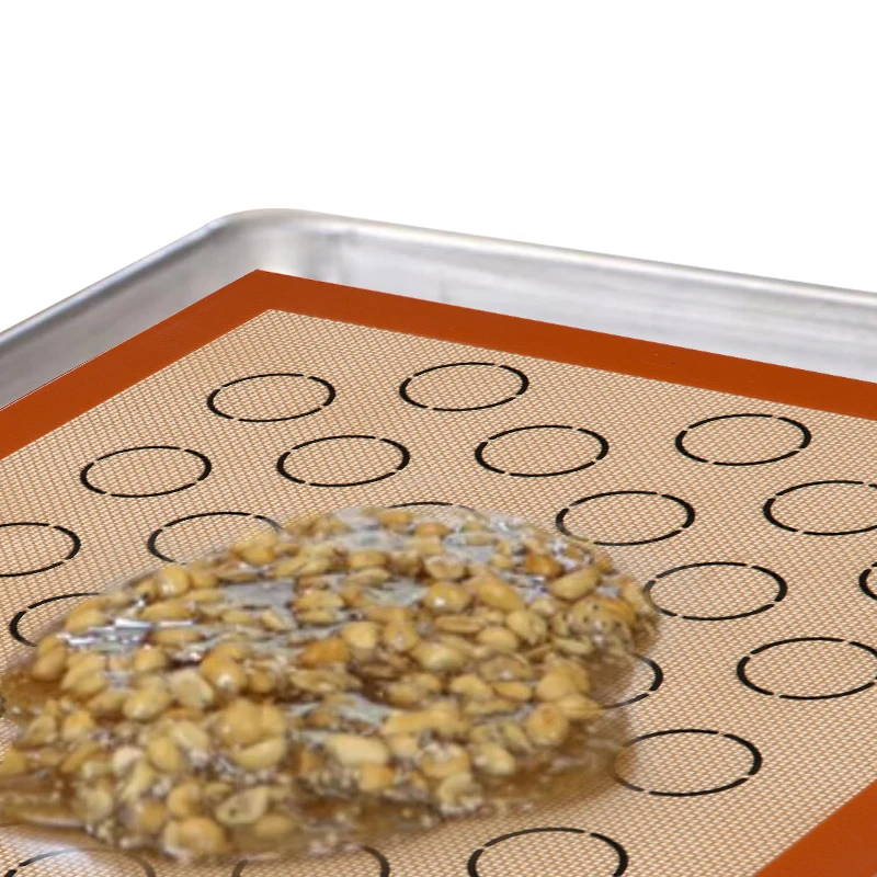 330*470*0.7MM Gift packing Non stick macarons silicone baking liner mat | Дом и сад