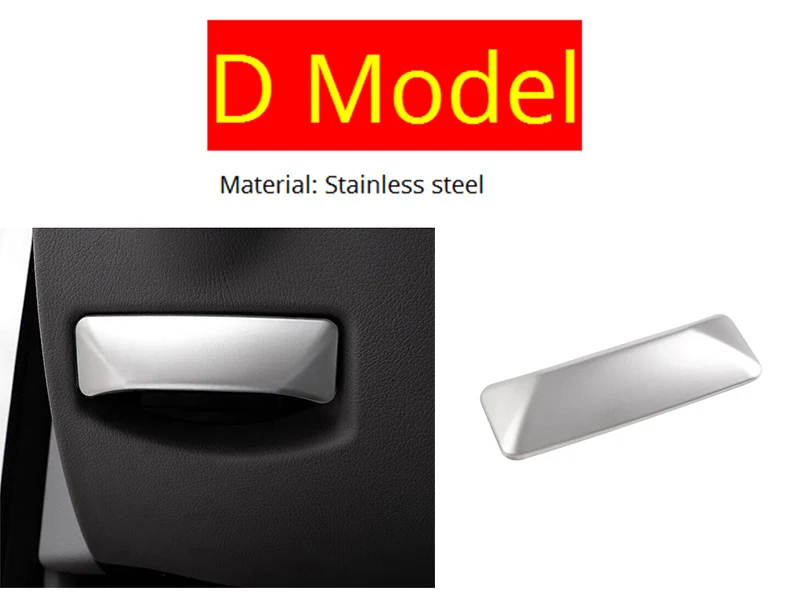 D Model Silver Автомобильный стиль, внутренние кнопки, декоративная панель, накладка, наклейка, рамка для Mercedes Benz C class W204 2011-, автомобильные аксессуары - Название цвета: D Model Silver