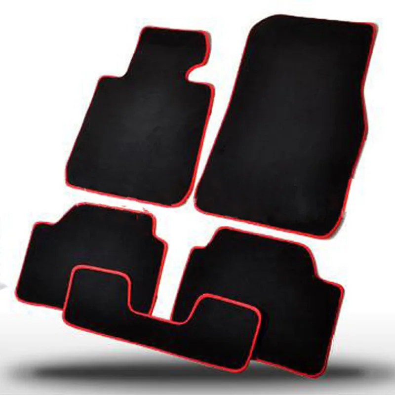 Универсальные однотонные нейлоновые автомобильные коврики без запаха передние