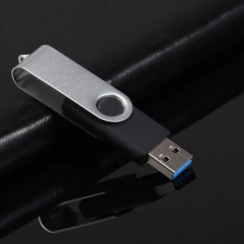 Поворотный USB флеш накопитель металлический cle usb память 64 ГБ 4 8 16 32 2 0 Флешка U диск