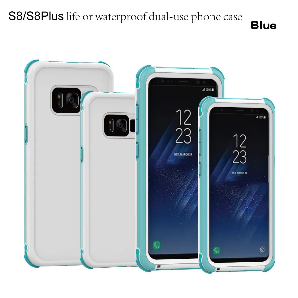 WellZly for Samsung S8 / s8 + cell phone waterproof shell life with drop Samsungs8 plus case | Мобильные телефоны и