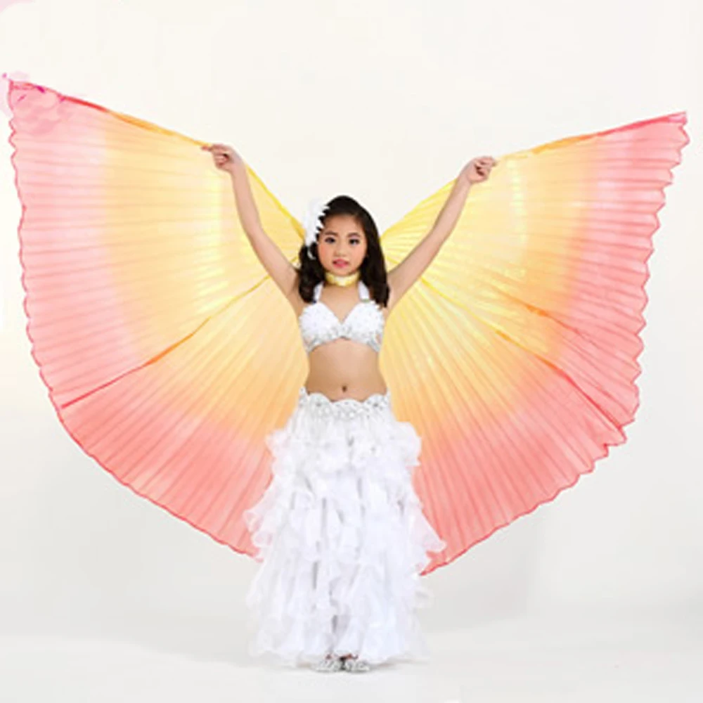 Новое поступление 2016 Детские крылья для танца красивые цветные танцев |