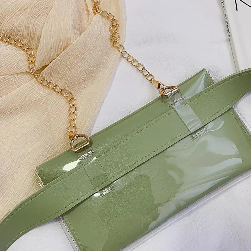 Женская прозрачная сумка через плечо простая модная на поясная сумка|Поясные