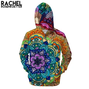 Microcosm Mandala от Рэйчел розенкоетарт 3D узор толстовка на молнии мужская толстовка на молнии спортивный костюм Грут пуловер пальто 2018