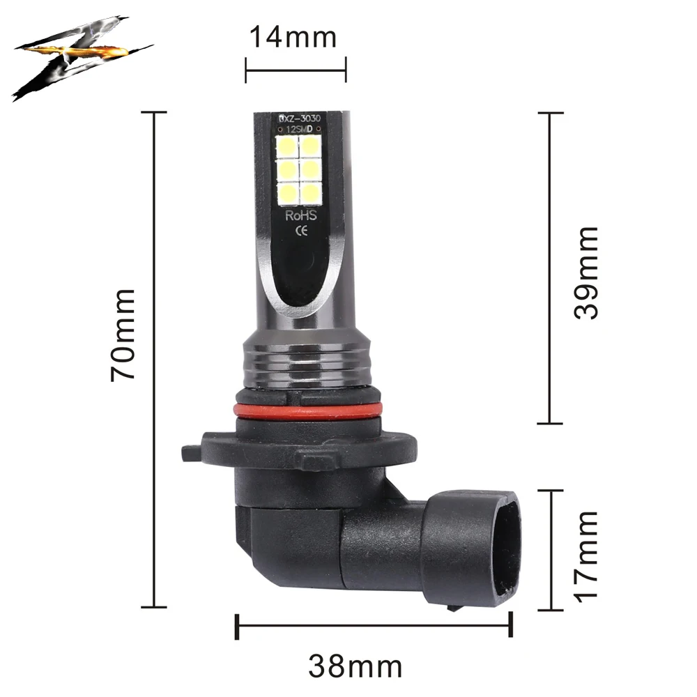 2Pcs H7 H4 LED Bulb Coche 12V No Error Lens Hi Lo H3 H11 Headlight Auto Fog Lamp White Wireless Car Driving HB4 Lights | Автомобили и