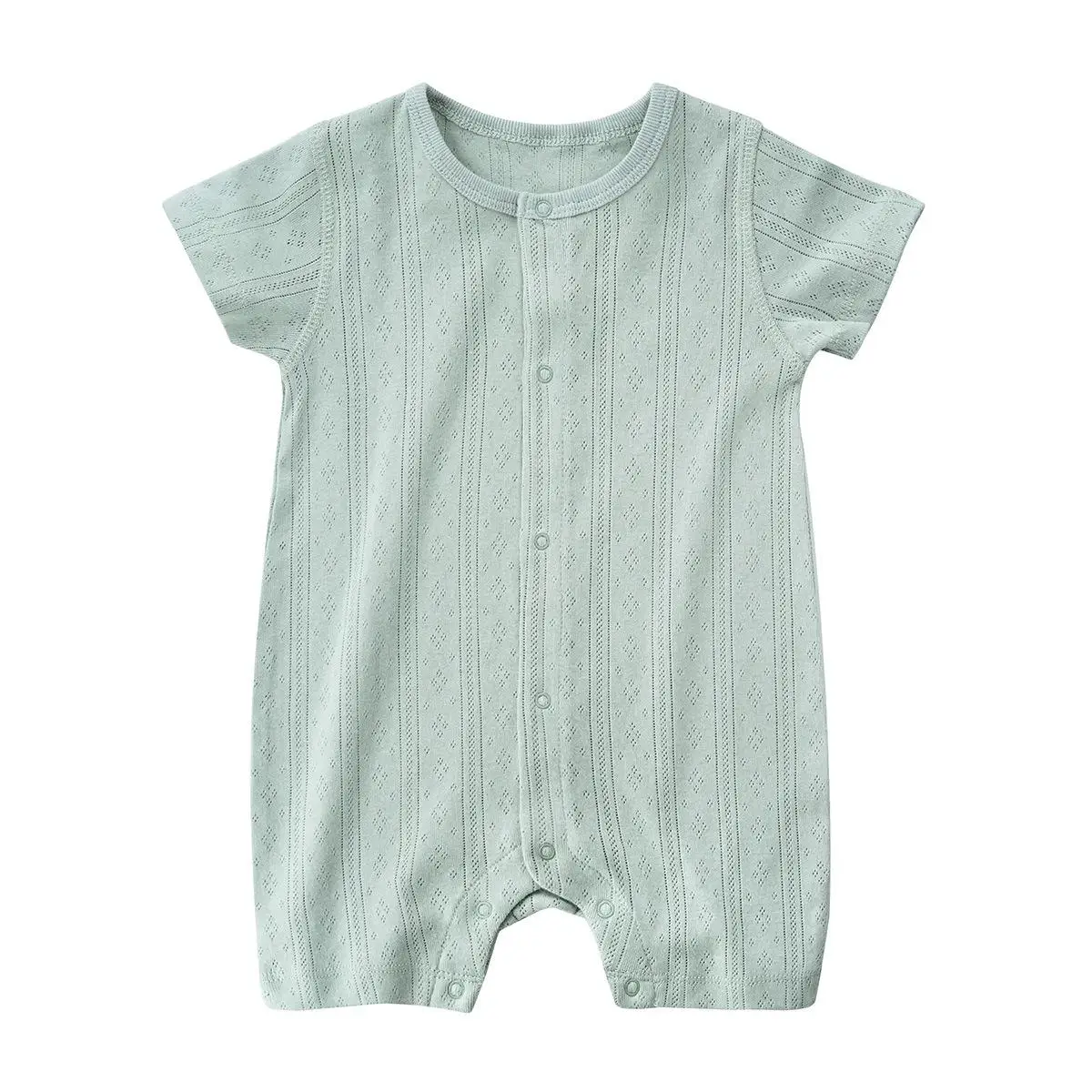 orangemom summer baby girls boys clothes 3colors short sleeve baby girl romper cotton newborn kids clothing outwear infants - Цвет: green