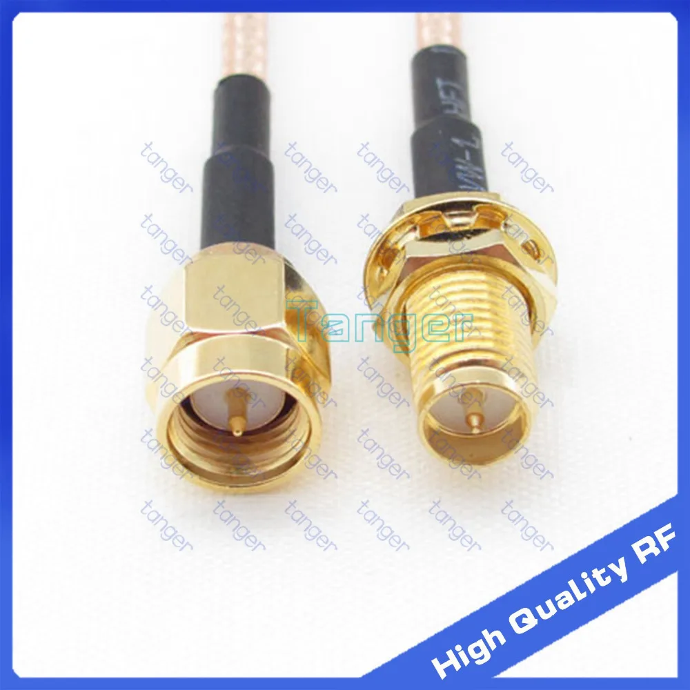 Высококачественный штекер SMA типа с женским разъемом прямой разъем коаксиальным