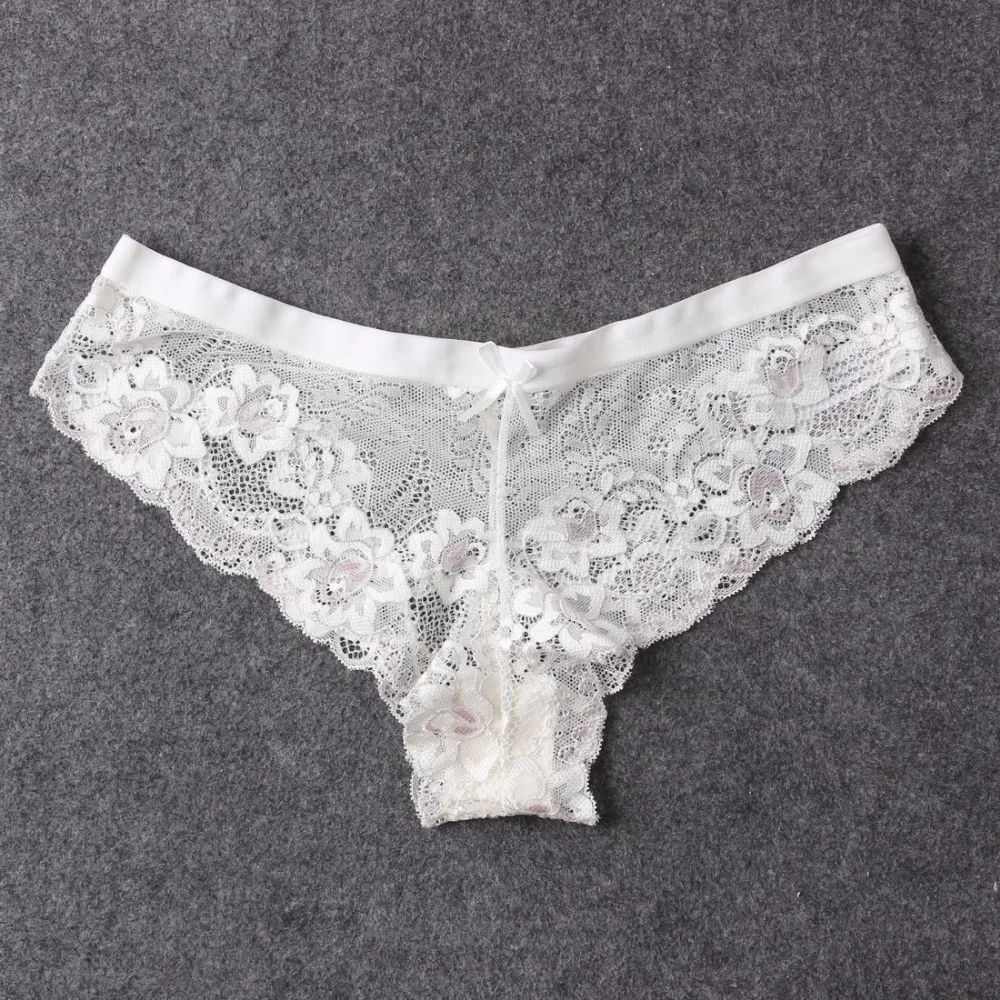 Новые осенние трусики женские трусы с низкой талией и вышивкой