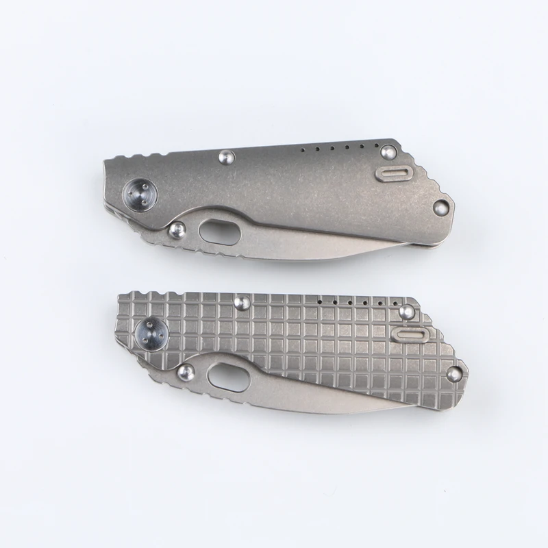 Складной нож TIGED small SMF T TC4 с титановой ручкой M390 подшипник для охоты кемпинга