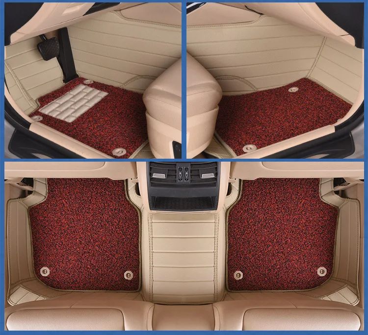 

Myfmat custom foot leather rugs mat for HONDA Fit Odyssey CR-V ACCORD CIVIC STREAM CITY two layers safe health breathable cozy