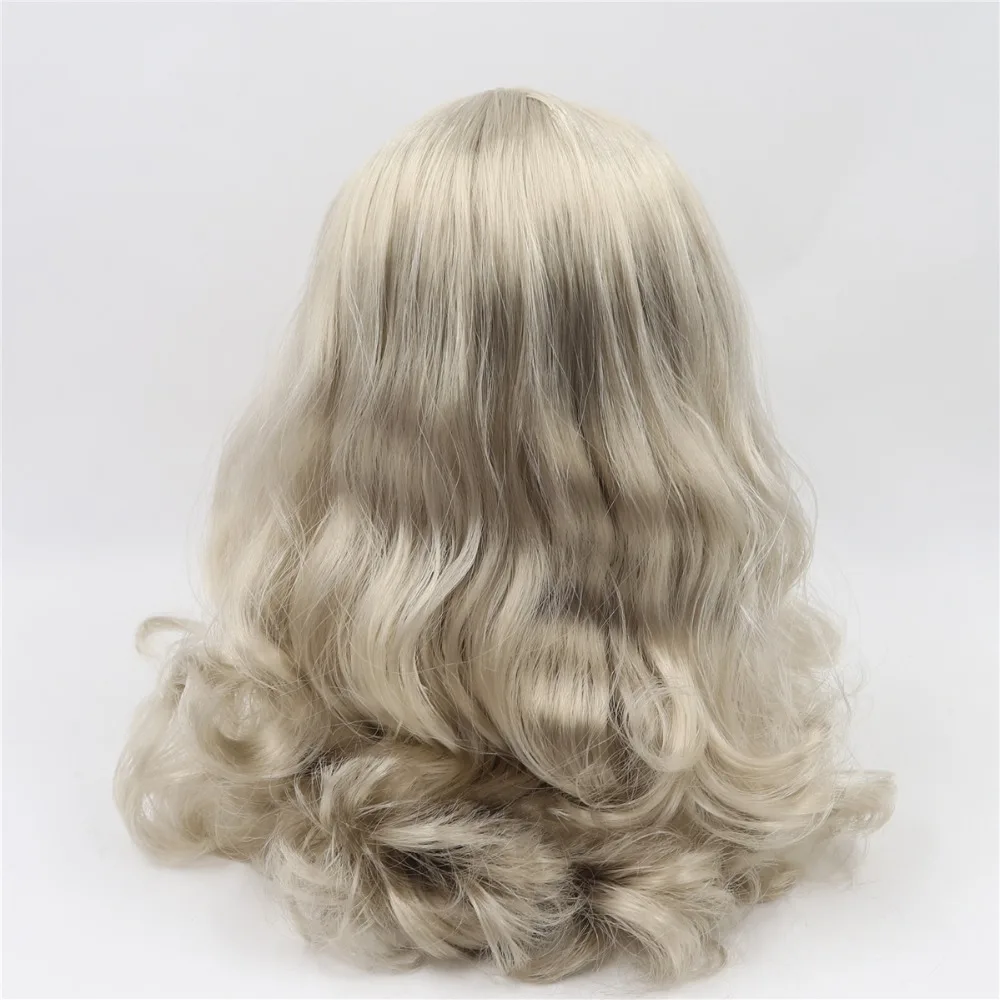 Blyth кукла ледяной парик rbl головы и domewavy волосы для DIY пользовательские куклы аксессуар