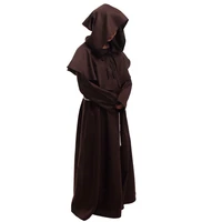 men priest costume robe horror wizard halloween witch women plague doctor christ costumes men monk cosplay