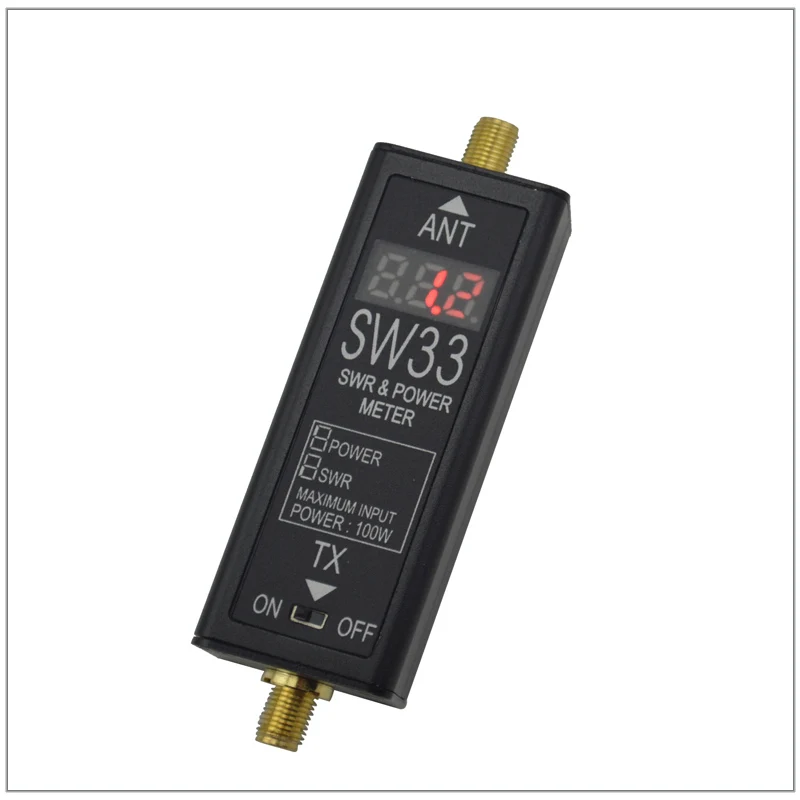 SW-33 Digital VHF/UHF 125-525MHz Power & V.S.W.R Meter FOR walkie talkie two way radio