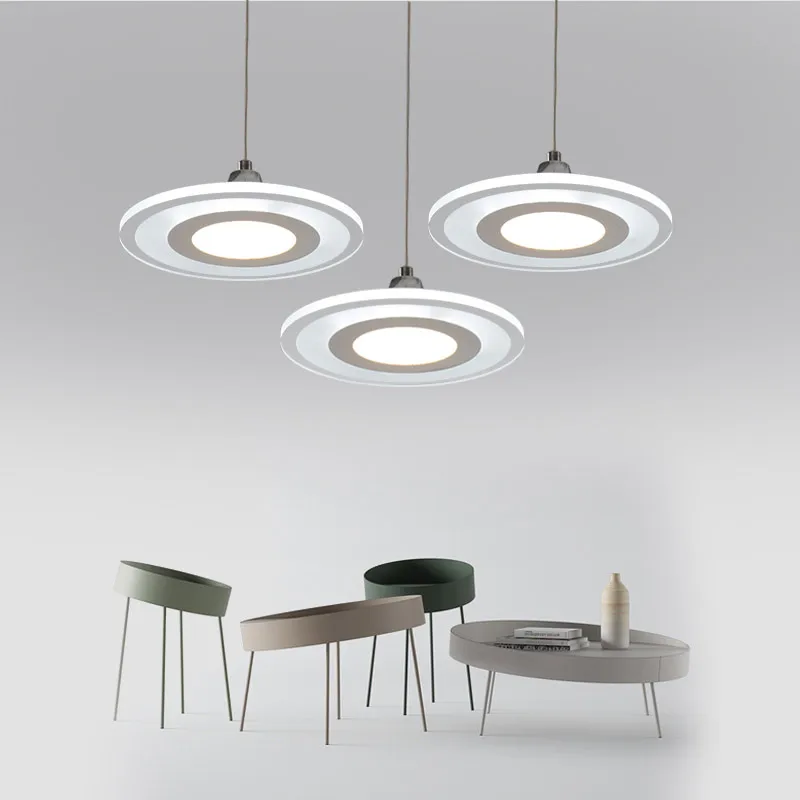 Новый 12 Вт светодиодный шнур лампа Современная гостиная кухня ресторан