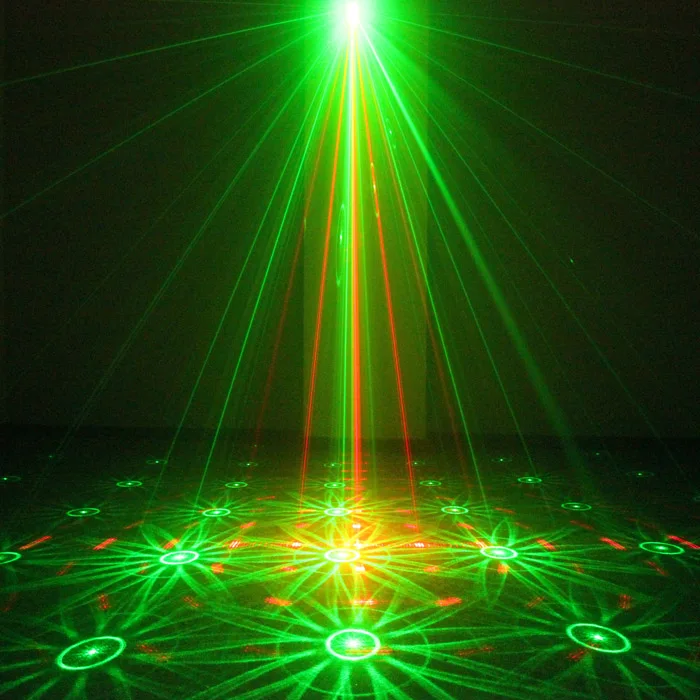 Chims Stage Laser lights 16 Pattern RG Laser LED Lighting for Music Disco Party Bar Dance DJ Club Birthday Christmas Xmas Party