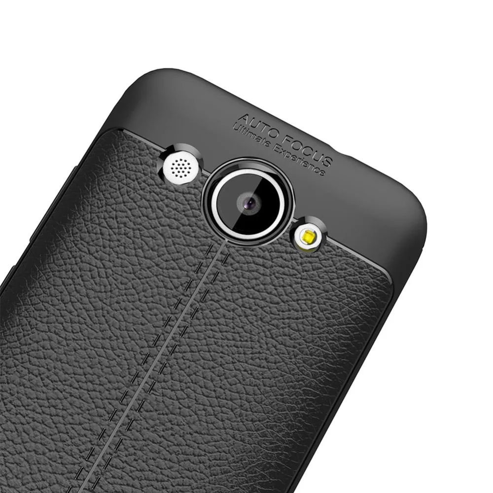 YeeSite для Huawei Y3 2017 Y5 Lite чехол тонкий мягкий ТПУ кожаный противоударный мобильного