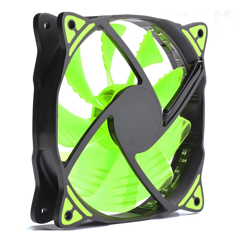 PCCOOLER f1211 12 см чехол для ноутбука вентилятор охлаждения Silent Fan 16 светодиодов ТИХИЙ