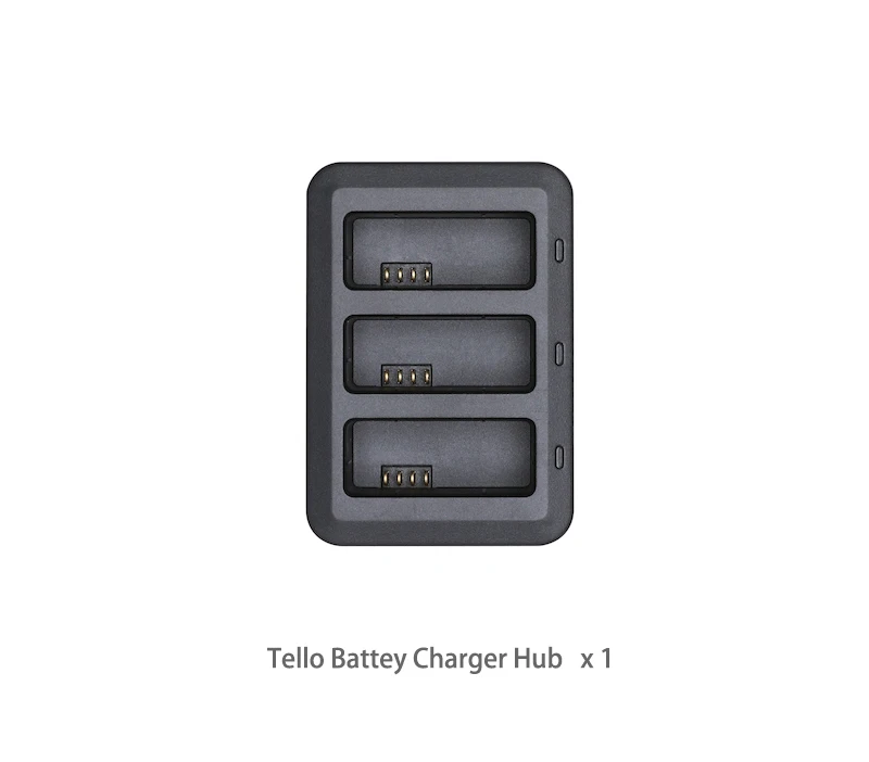 One Charger Hub DJI Tello батарея и зарядное устройство концентратор RYZE летный Аккумулятор 1100 мАч 3,8 в Lipo 4,18 Wh для DJI Tello Дрон аксессуар - Цвет: One Charger Hub