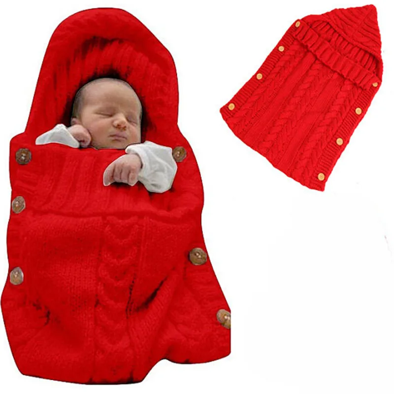 72 см X 35 см, спальный мешок для новорожденных, вязаные спальные мешки, пеленки для малышей, спальные мешки, теплый Конверт для новорожденных