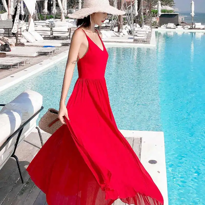 Летнее Новое Женское платье 2019 сексуальное облегающее элегантное Boho Maxi с низким