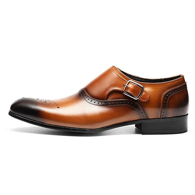 Новинка Винтажный Мужской костюм из натуральной кожи мужские туфли оксфорды на