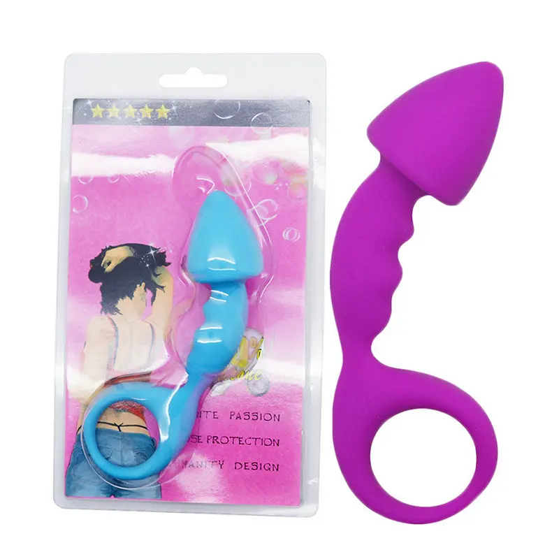 Водонепроницаемый Гладкий силиконовый G Spot Анальные игрушки Анальная пробка