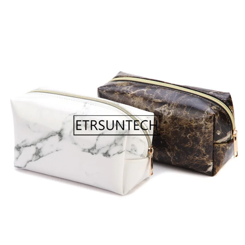 

50pcs Fashion Marble Makeup Bag Women Necessaire Feminina Portable Toiletry Bag Organizer Cosmetic Storage Bag