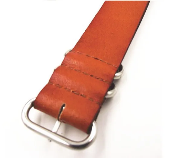 Высококачественный ремешок zulu straps-1PCS 20 мм из натуральной кожи для наручных часов