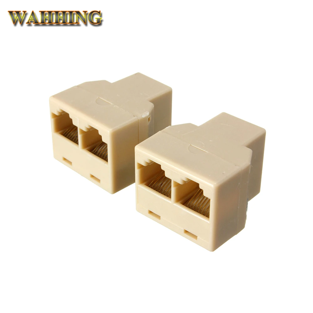 Двухсторонний Разветвитель RJ45 Разъем CAT5 CAT6 LAN Ethernet адаптер сетевой Модульный