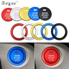 Нажимная кнопка Зажигания Ceyes для Toyota C HR Yaris Prius, автомобильный Стайлинг, автозапуск и остановка двигателя, аксессуары для интерьера, кольца, чехол