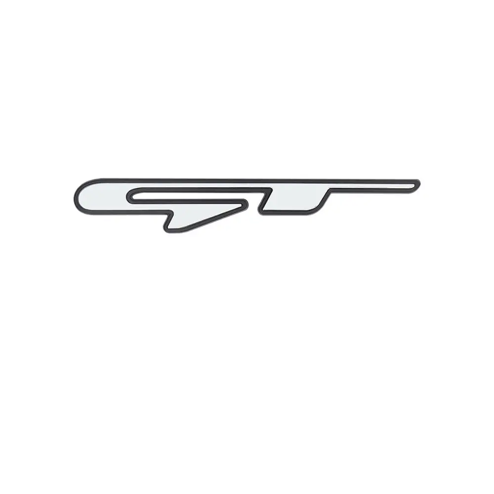 for GT Хромовая автомобильная пленка Стикеры для KIA Оптима K5 peugeot 206 3008 4008 5008 508 GT линии спереди грили Стикеры эмблемы задние Стикеры - Название цвета: for GT