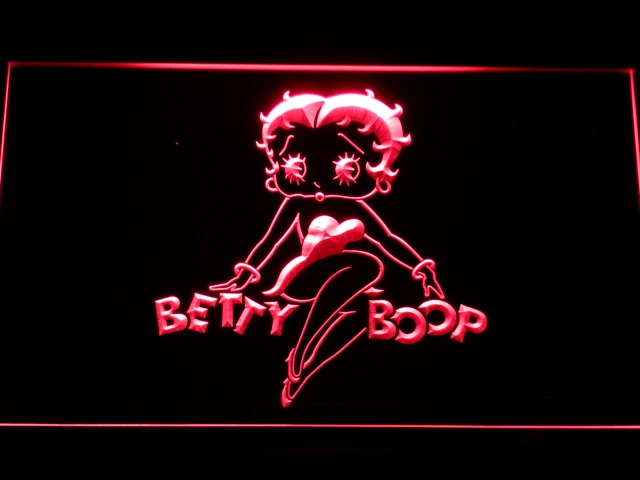 G197 Betty Boop светодиодный неоновый светильник с выключателем вкл/выкл 20 + цвета 5