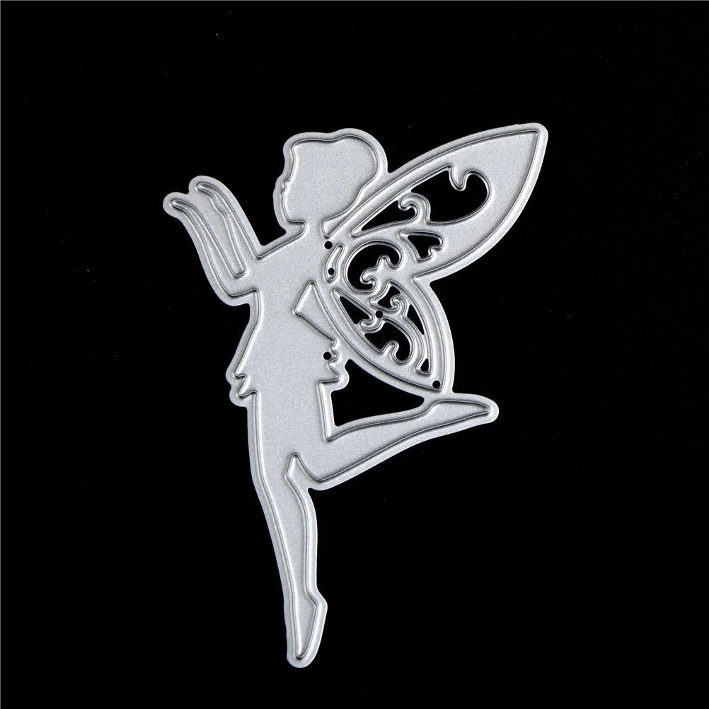 Fairy Flying Die Cuts metal Cutting Dies In Scrapbooking Embossing Folder DIY Play Card Template 8.1*5cm | Дом и сад