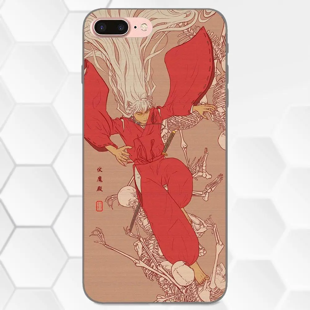 Мягкий чехол из ТПУ с аниме комиксом Inuyasha для Galaxy C5 C7 J1 J2 J3 J330 J5 J6 J7 J730 2017 Ace Core Duo Max