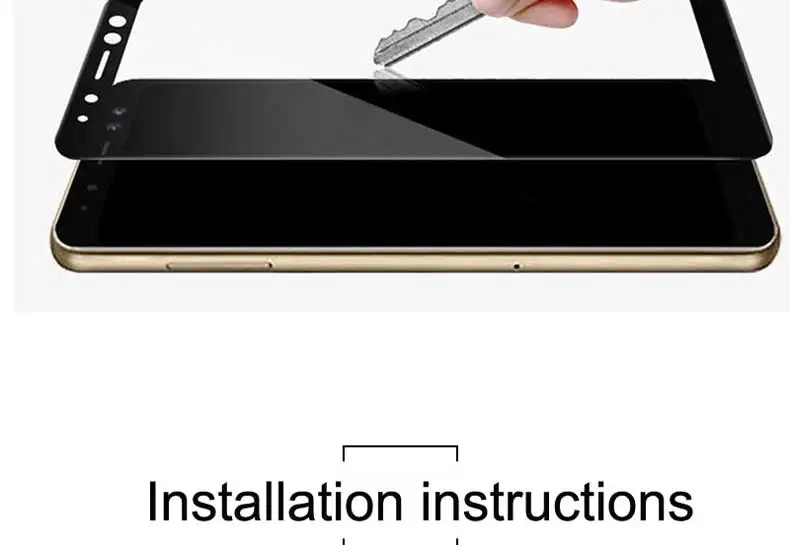 Закаленное стекло для samsung Galaxy A6 A8 A6Plus A8Plus A8 A6 Plus Защитная пленка для экрана