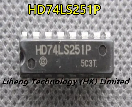 100% новый и оригинальный 74LS251 HD74LS251P | Электроника
