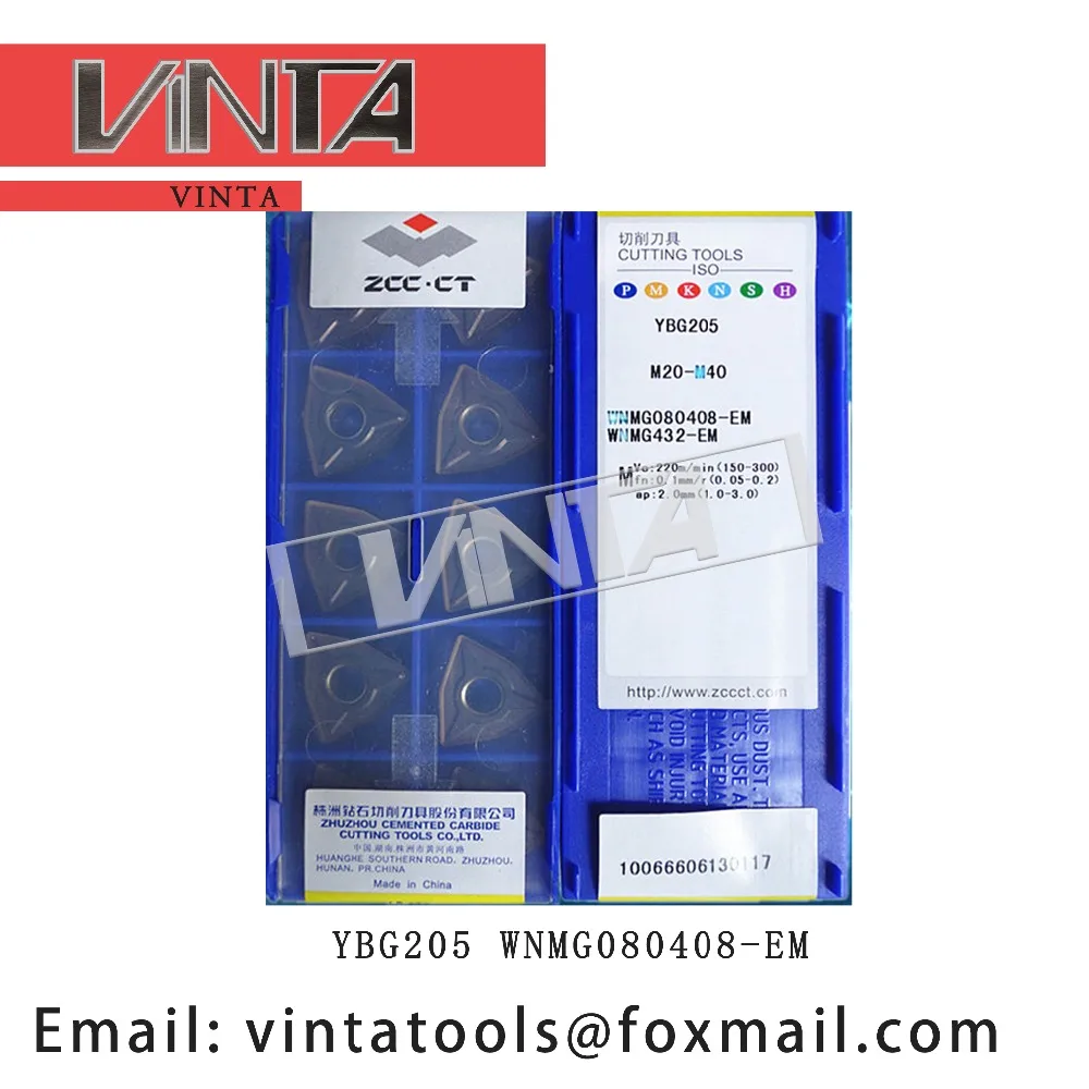 Бесплатная доставка Высокое качество 10 шт./лот YBM253 YBG202 YBG205 WNMG080408 EM cnc карбидные