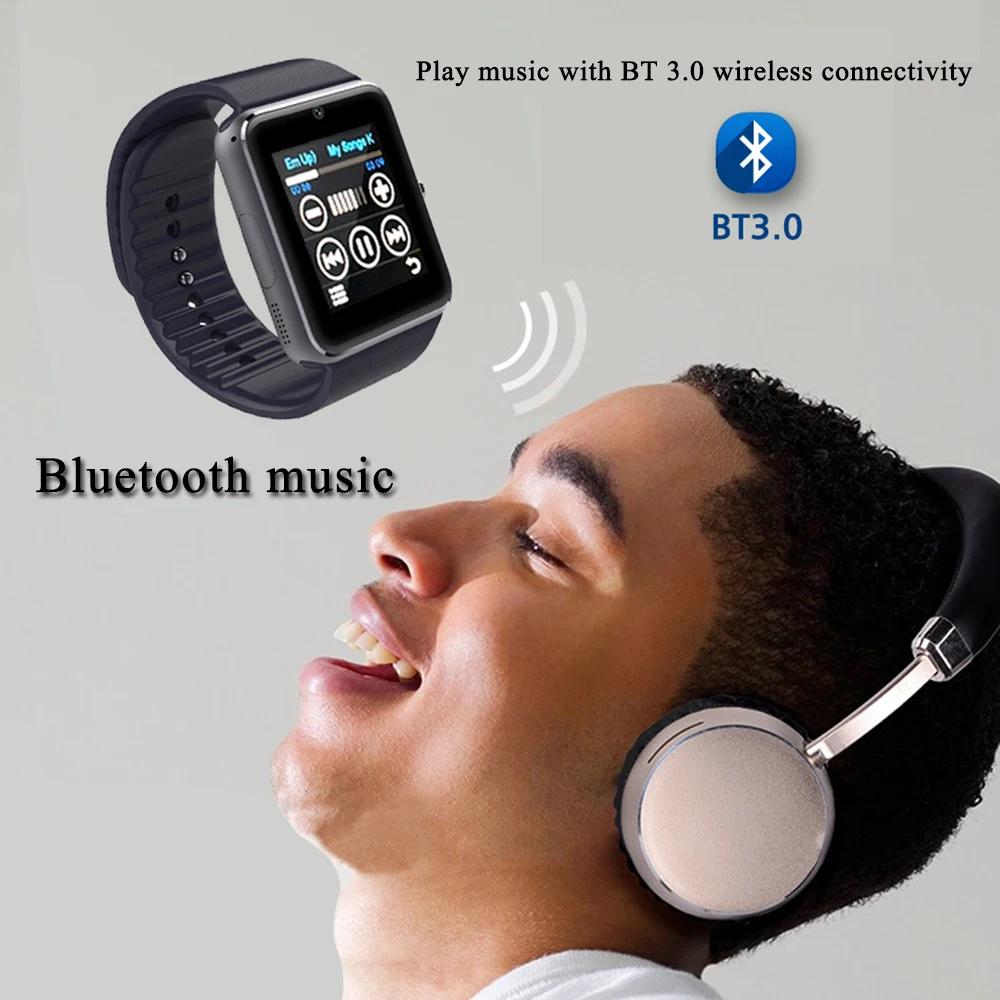 COXANG GT08 Смарт-часы Детские мужские часы телефон sim-карта камера часы Bluetooth Smartwatch gt 08 подключение Android IOS PK A1